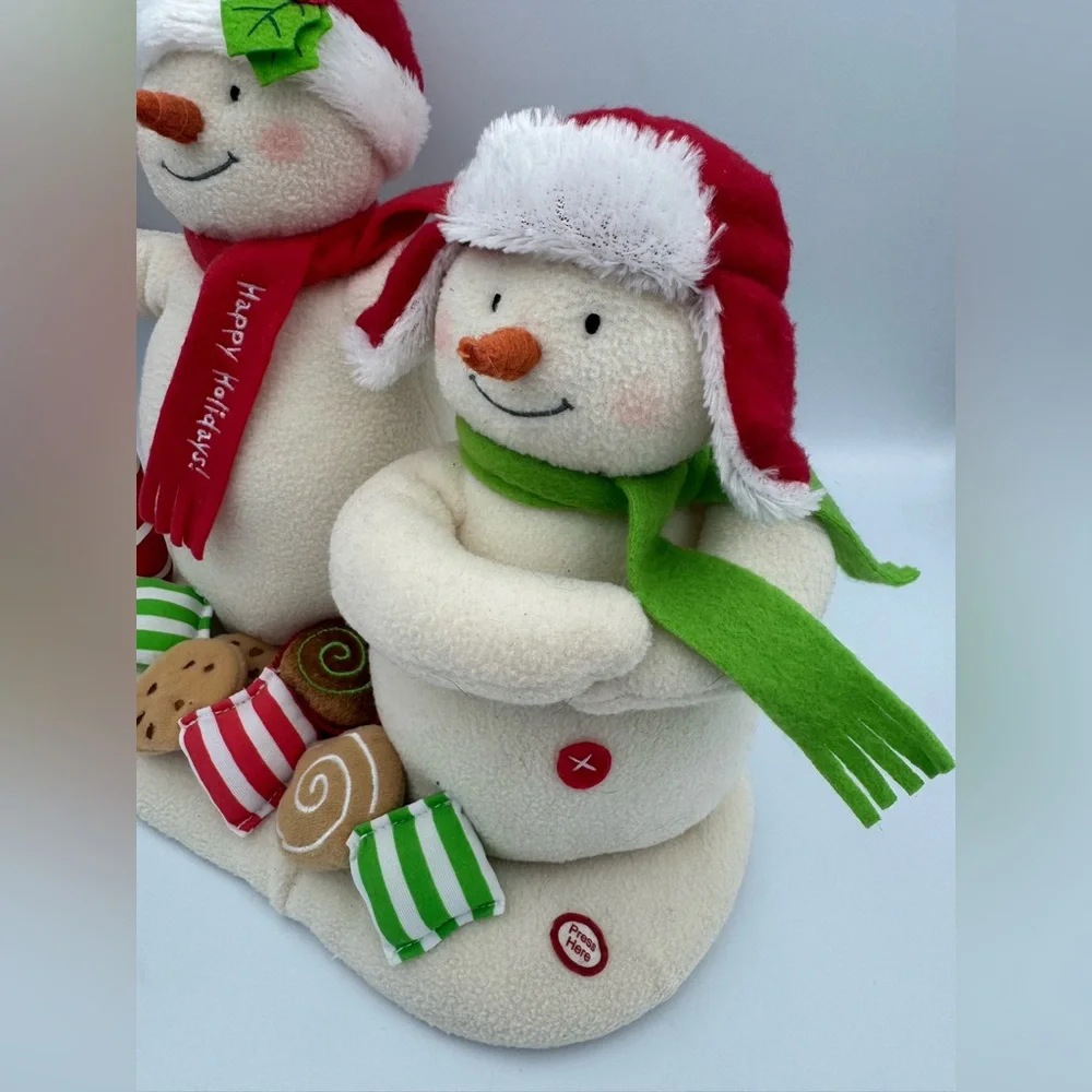 Hallmark Jingle Pals Season's Treatings Singing Dancing Snowmen Plush TESTED EUC